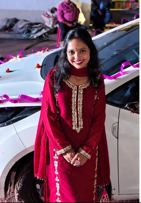 Beautiful Wine-Coloured Festive Suit