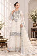 ZAARYN's Noor-e-Gul Heavy Zari Sequence Embroidered 3-Piece Suit Set