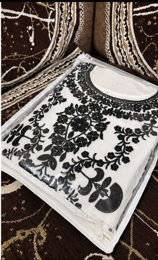 Absolutely Stunning White Chikankari Set