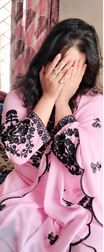 Very Beautiful Pink Chikankari Suit